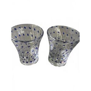 Vintage cobalt blue glasses